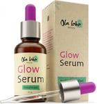 Glow Vitamin C Serum for Face, Anti Aging with Hyaluronic Acid and... 