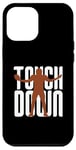 Coque pour iPhone 12 Pro Max USA Touchdown Ballon de football américain