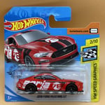 Hot Wheels Speed Graphics 2018 Ford Mustang 2/10 Red New #92 92/250 Short Card