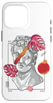 Coque pour iPhone 16 Pro Max Vaporwave Buste romain Surréaliste Statue rétro Futurisme Esthétique