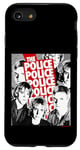 Coque pour iPhone SE (2020) / 7 / 8 Logo du groupe The Police Red Repeat