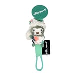 LES DEGLINGOS - ATTACHE SUCETTE AVEC PELUCHE CHILLOS LE PARESSEUX - VERT - Accroche tétine - Dès la naissance - 23cm