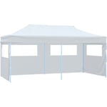 Maison Chic - Tente de réception, Tonnelle et Pergola de jardin, Barnum pliable avec parois 3 x 6 m Acier Blanc OWV49660 MaisonChic