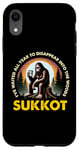 iPhone XR Funny Sukkot Bigfoot Disappear into the Woods - Jewish fest Case