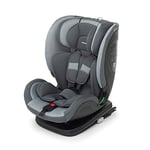 Foppapedretti Siège auto Reklino I-Size pour enfant de 76 à 150 cm de hauteur, 15 mois à 12 ans, conforme ECE R129, fixation Dualfix (Isofix et non), Safe Body Protection, Comfort Kid Pad, Silver