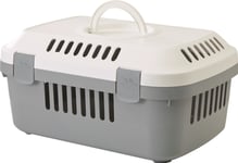 Savic Discovery Compact Transportbox, 33X48x23 Cm, Hvid/Grå