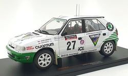 IXO Models 1/18 Scale 18RMC148 - Skoda Felicia RAC Rally 1995 #27 P.Sibera