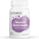 Ambrosial Women'S Multivitamin Tablets - Natural Extracts: Grape Seed, Green Tea