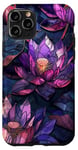 iPhone 11 Pro Purple Lotus Flowers Beautiful Floral Flower Case