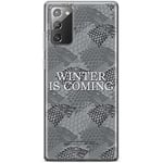 ERT GROUP mobile phone case for Samsung GALAXY NOTE 20 original and officially Licensed Game of Thrones pattern 019 optimally adapted to the shape of the mobile phone, case made of TPU