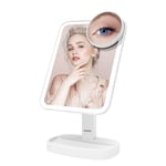 Magnifying Make Up Mirror With Lights LED Dressing Table Vanity Cosmetic Mirrors