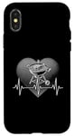 Coque pour iPhone X/XS Heartbeat Barbecue pour extérieur