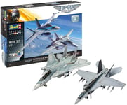 REVELL, Coffret de cinéma Top Gun 2 peinture et colle inclus à assembler et à...