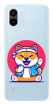 Coque en silicone imprimée compatible Xiaomi Redmi A2 Redmi A1 Shiba ninja