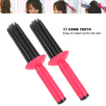 Hair Curler Hair Fluffy Curling Roll Comb Anti‑Slip Curling Wand Hairstyling LSO