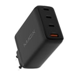 Magix Chargeur 4 Ports 120W, GaN PD Power Delivery, 3X USB-C et 1x USB-A, pour MacBook Pro/Air, iPad Mini, iPhone série 15/14/13/12 etc, Galaxy S23, et Plus (EUR Plug)