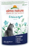 Almo Nature Holistic Functional- Urinary Support - avec Poisson. Nourriture Humide pour Chat Adulte. Alimentation complète en sachets fraîcheur – 30 x 70g