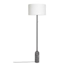 Gubi - Gravity Floor Lamp White/Grey marble - Skärmlampor - Space Copenhagen - Grå