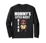 Rizz Bear Mommy's Little Rizzly Bear Funny Rizz Saying Long Sleeve T-Shirt