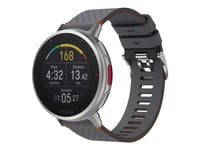 Polar Vantage V2 - Shift Edition - Silver - Sportklocka Med Band - Fluoroelastomer - Grå - Bandstorlek: M/L - Display 1.2" - Bluetooth - 52 G