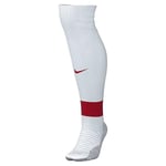 Nike FQ8253-103 Strike Dri-FIT Socks Unisex WHITE/UNIVERSITY RED/UNIVERSITY RED Size L