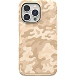 OtterBox iPhone 13 Pro Symmetry Series+ Case - SAND STORM CAMO, ultra-sleek, snaps to MagSafe, raised edges protect camera & screen Brown