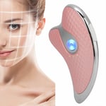 Microcurrent Facial Scraper Massager Face Lifting Firming Facial Beauty Device