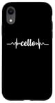 Coque pour iPhone XR Cello Heartbeat ECG Violoncello Cellists & String Virtuosos