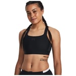 Under Armour Sports Bra Ladies Compression Support High Vest Crop Top HeatGear