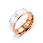 NFC Smart Ring Finger Digital Ring WHITE&ROSE GULD 11 WHITE&ROSE GOLD 11