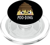 Jeu de mots amusant Poo-ding PopSockets PopGrip pour MagSafe