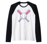 Baseball Home Plate Drip Ice Cream Sprinkles, Baseball Bat Raglan Baseball Tee