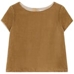 Bonpoint Beaute T-skjorte I Velour Beige | Beige | 6 years