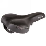 Selle VELO Plush Tour E-Grip Homme 287x190 mm Noire avec Poignée Velo