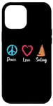 Coque pour iPhone 12 Pro Max Peace Love Sailing Captain Boat Sport