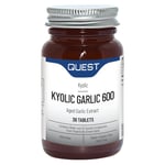 Quest Kyolic Garlic - Aged Garlic Extract - 30 x 600mg Tablets