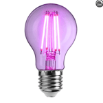 Unison - Växtlampa LED normal E27 6W - Ljuskälla - Rosa