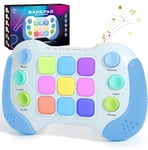 YouJabz Console de Jeu Portable, Jeu Quick Push Fidget Toys pour Enfants Adultes, Pop Game Jeu électronique Jouets Antistress Cadeaux pour Enfants Pop Lumineux Enfant, Cadeaux de Noël