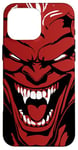 Coque pour iPhone 16 Pro Max Satan rieur diable Baphomet Mephisto Luficer Death Metal