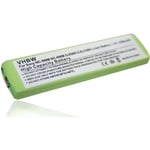 vhbw 1x Batterie remplacement pour Sharp AD-N55BT pour lecteur de musique MP3 (1200mAh, 1,2V, NiMH)