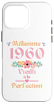 Coque pour iPhone 16 Pro Max 65 ans femme 1960 idée cadeau anniversaire drôle humour mama