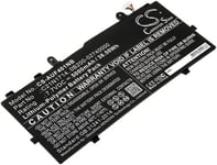 Kompatibelt med Asus VivoBook Flip 14 TP401NA-EC004T, 7.7V, 5000 mAh