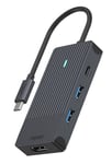 Rapoo USB-C 3.2 Gen 1 til USB-A/USB-C/HDMI Hub - 4 vejs