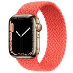 Slitstarkt och Elastiskt Apple Watch Armband 38mm/40mm/41mm Orange L