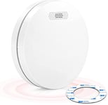 CPVAN Smoke Alarm with 10 Year Life Sealed Battery, Fire Alarm, Smoke Alarms for Home, EN14604, CE Certified, Low-Battery Alert, SM11 (Standalone). 1 Pack