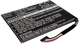 Kompatibelt med Asus Eee Pad Transformer TF1011B185A, 7.4V, 3300 mAh