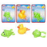 Plastic Sea Animals Baby Bath Toys  Duck Frog and Alligator  For Kids