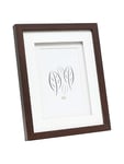 Deknudt Frames S65KQ1 Cadre Photo Double Passe-Partout Bois Brun 13 x 18 cm