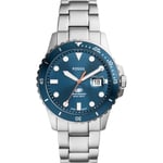 Fossil Mens Blue Dive Watch FS6050