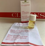 Clarins Blue Orchid Face Treatment Oil Sample Size 2mL x 5 = 10ml NIB